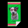 Custom Dog with Watermelon Beach Towel