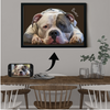 Custom Dog Horizontal Framed Print
