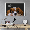 Custom Dog Horizontal Framed Print