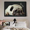 Custom Dog Horizontal Framed Print