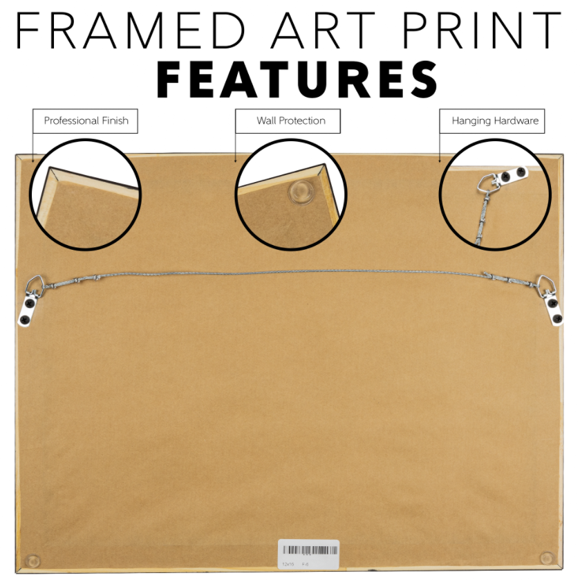 Custom Dog Horizontal Framed Print
