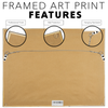 Custom Dog Horizontal Framed Print